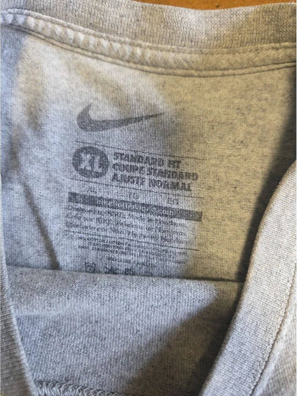 Nike North Tartan Girls Basketball T-Shirt XL Gray Minnesota AAU EYBL Elite